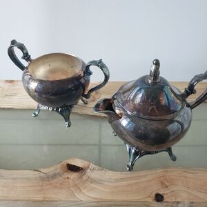 Silver Teaset Pieces
